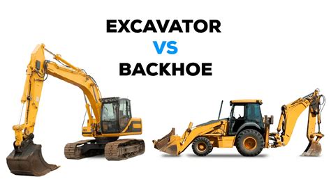 backhoe vs excavator